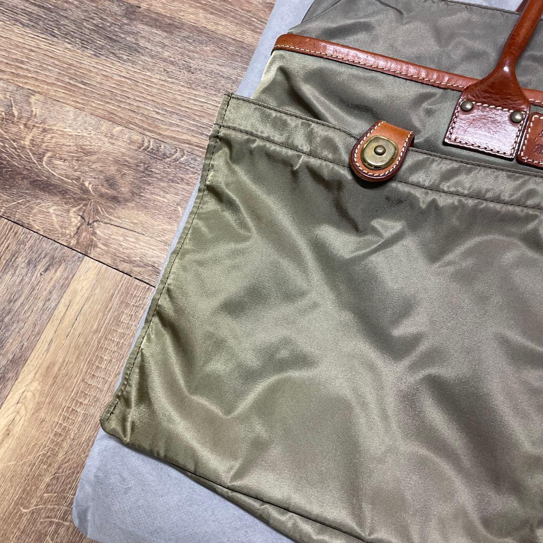 フェリージ　カーキ　ナイロンレザー　ビジネスバック　型番9236