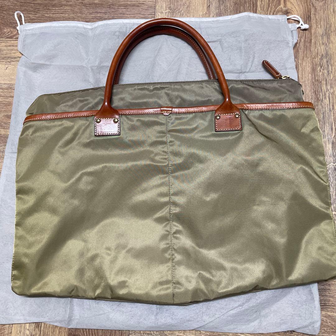 フェリージ　カーキ　ナイロンレザー　ビジネスバック　型番9236