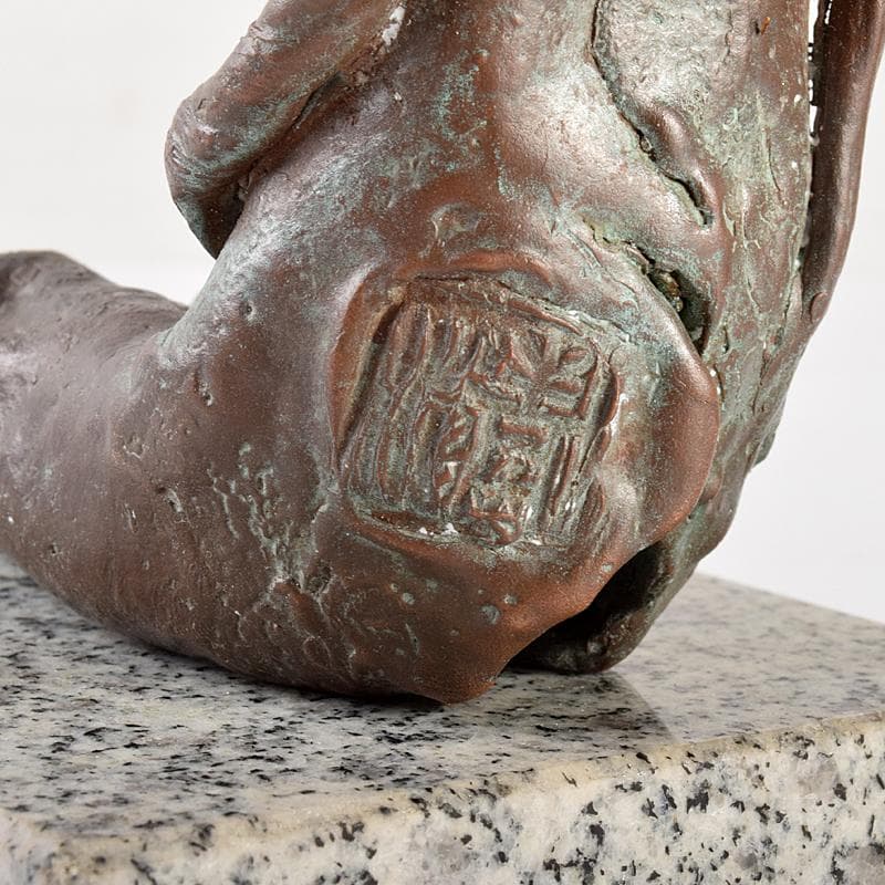 ブロンズ像 K.YAMASHITA 女性像 大理石台付 置物 M R4757 - メルカリ