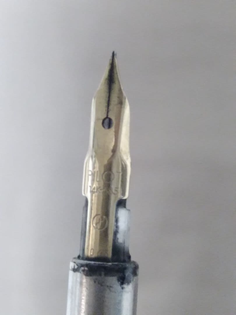 パイロット　キャップレス　万年筆　2代目　ノック式　14金　コンバーター付