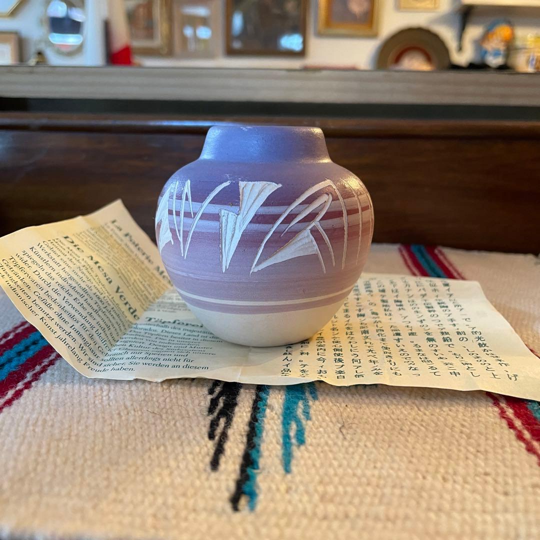 希少品！ネイティブアメリカン navajo 壷 ナバホ族プエブロ
