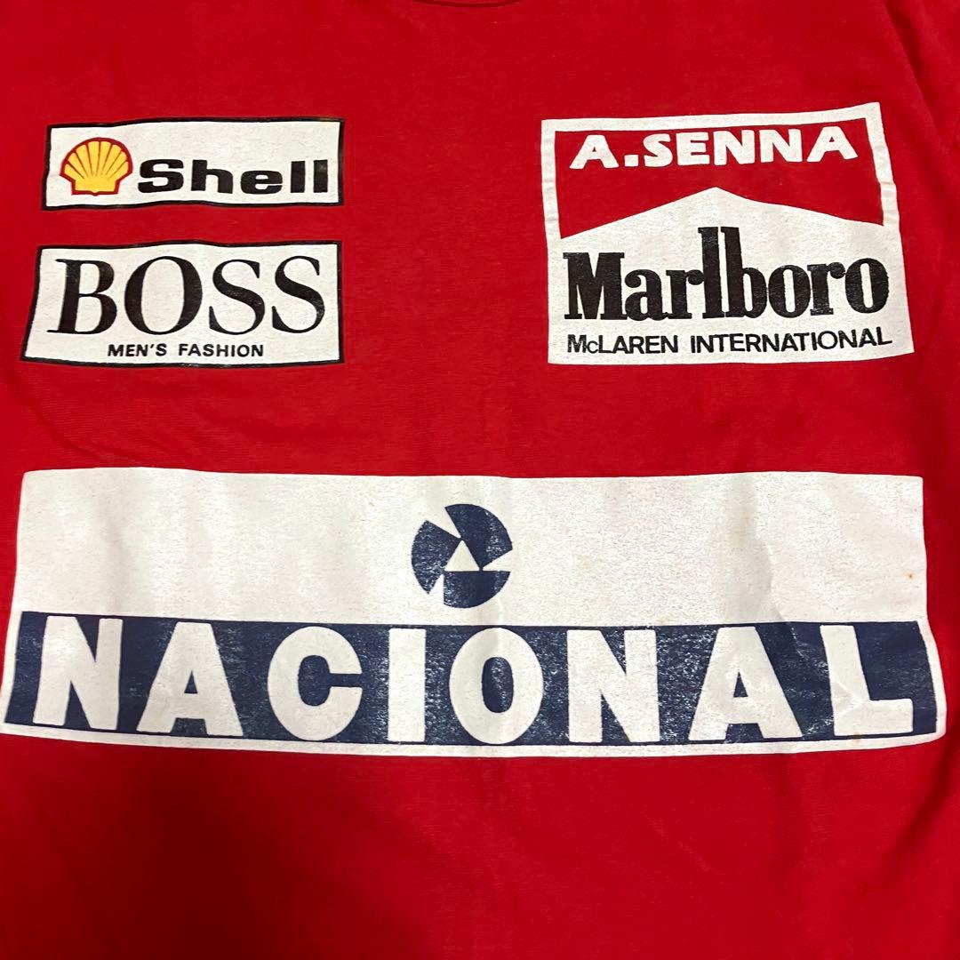 90sアイルトンセナ F-1 マクラーレン Tシャツ マルボロ MARLBORO