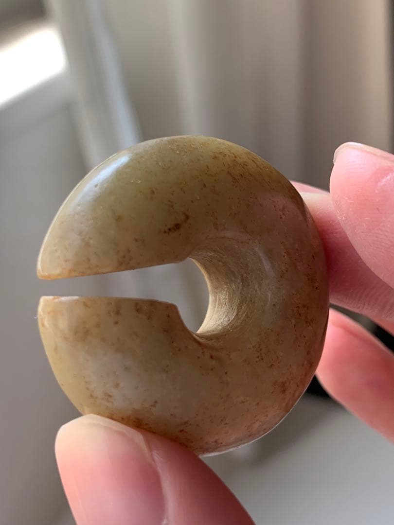 紅山文化 中国勾玉 紀元前3000年 出土 和田玉 翡翠勾玉 石器 土器 根付