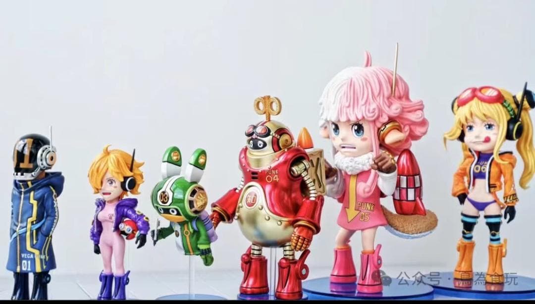 ワンピース A+ Dr.ベガパンク 6点 ガレージキット ガレキ スタチュー