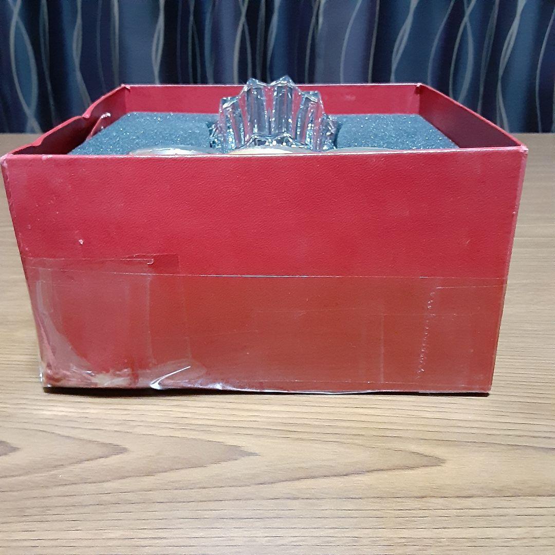 完全未使用品 希少 バカラ キャンドルホルダー 箱に難ありますが中身は新品