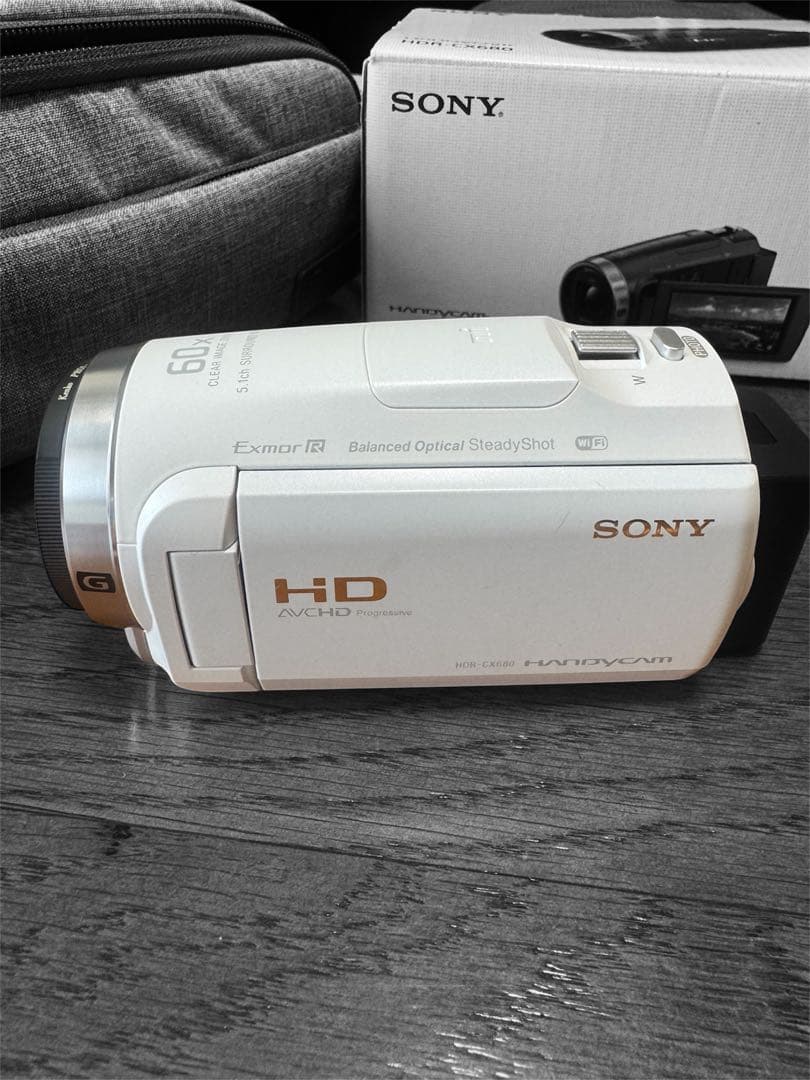 HDR-CX680 HDビデオカメラ 60倍ズーム 手ブレ補正【極美品】即発送可