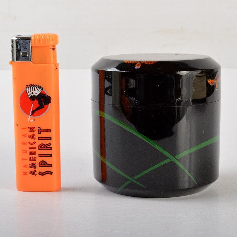 茶道具　中村宗悦作　即中斎好　早苗蛍　螺鈿装飾　雪吹茶器　共箱　V　6562