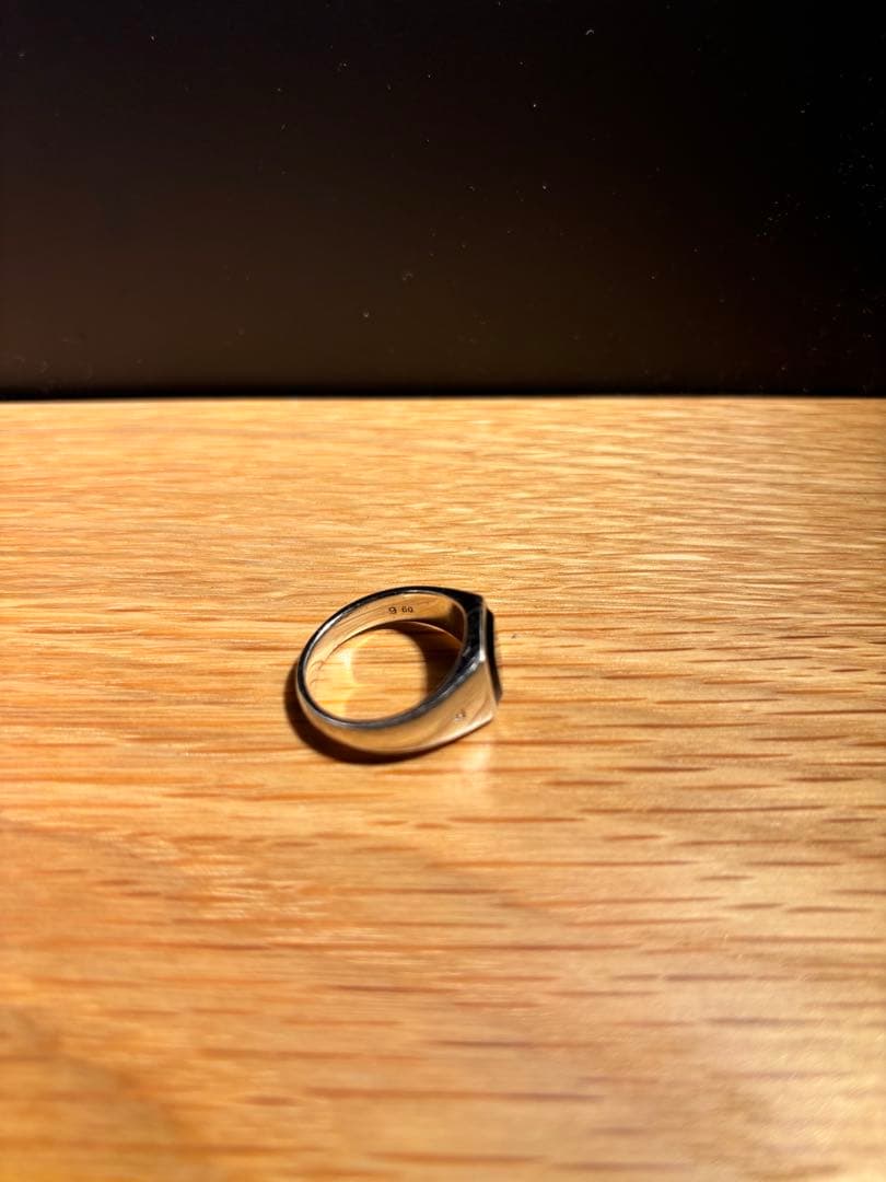TOM WOOD kayring polished Onyx リング