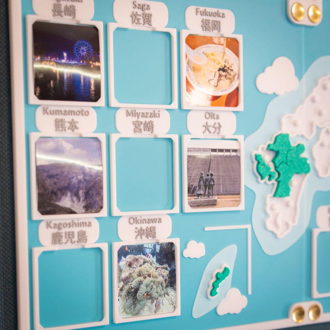 無地プレートセット】人生の実績解除パズル 日本地図 パズル フォト