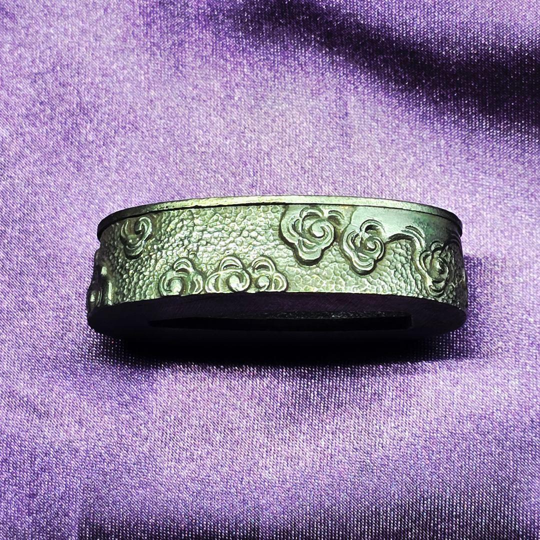 縁頭 鐺 一作金具3点 大縁41mm