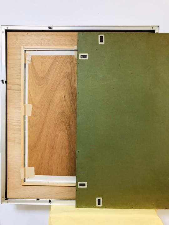 黒田稲皐『農耕図』日本画 和紙 まくり 原画 約10号 真作保証