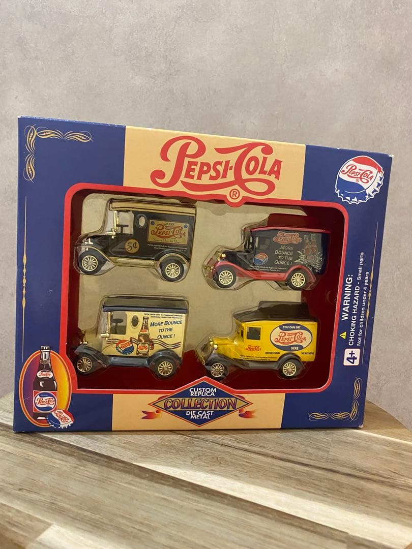 新品未使用　PEPSI-COLA ペプシコーラ　ミニカーセット