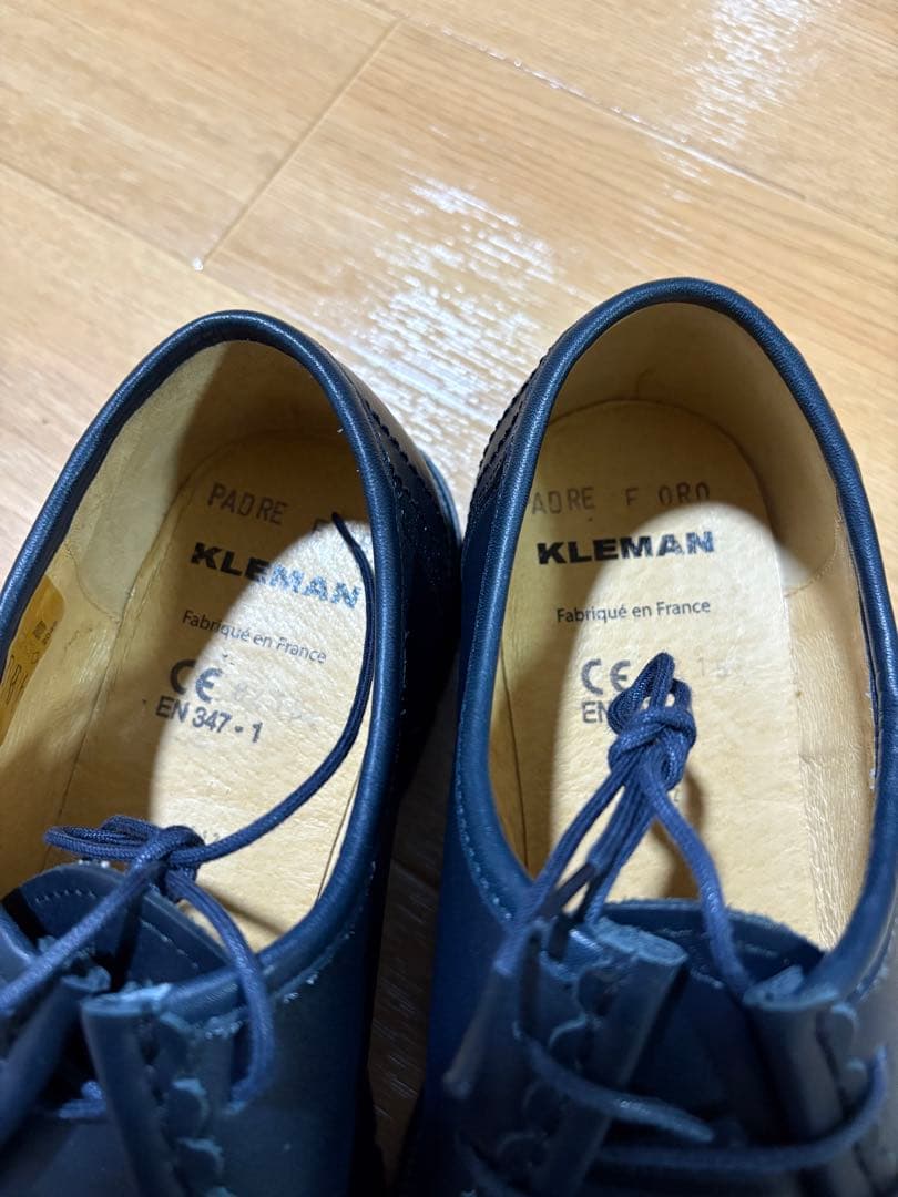 未使用　クレマン　パドレ　チロリアンシューズ　ダークネイビー　41