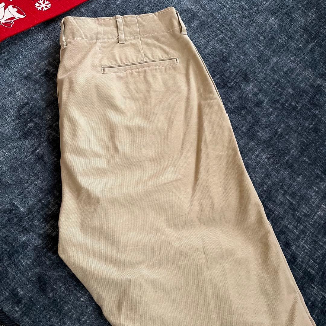 Real McQueen ベージュ チノパン 34 メンズ