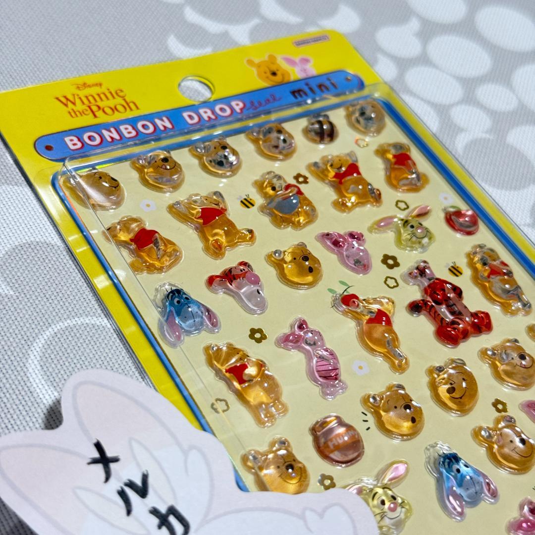 購入後24時間以内発送〉ディズニー 新作 ボンボンドロップ シール ミニ