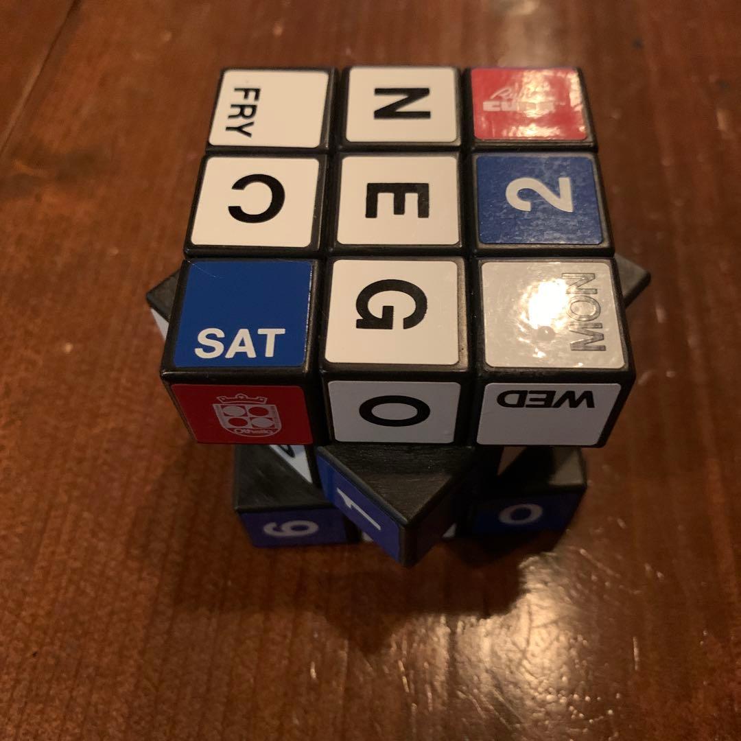 1983当時物ルービックキューブ オセロ選手権 10周年記念 カレンダー ツクダ