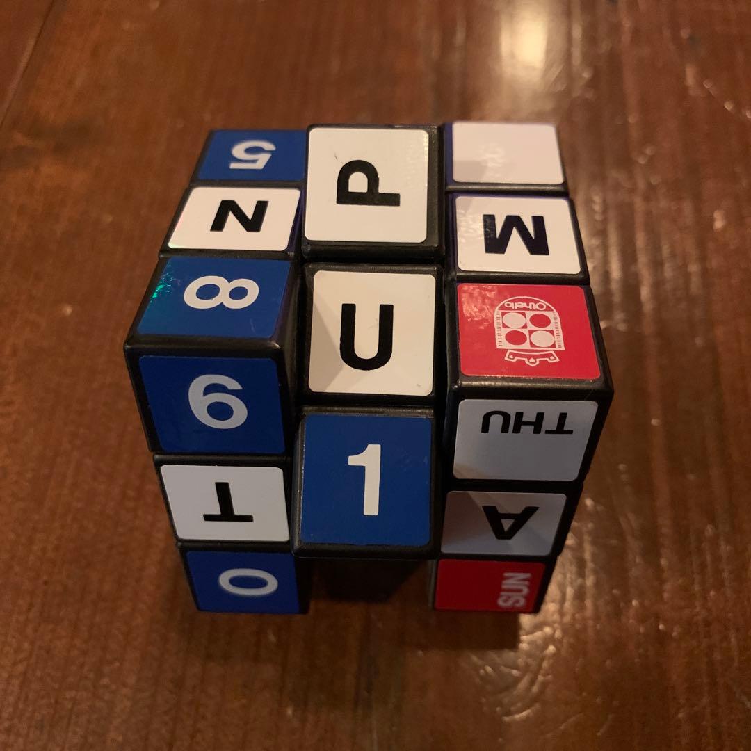 1983当時物ルービックキューブ オセロ選手権 10周年記念 カレンダー ツクダ