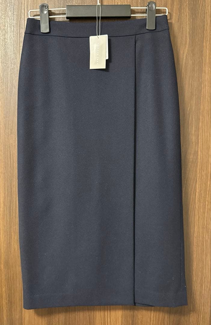 【新品タグ有】Theory Saxony Soft Shaleen ネイビー38