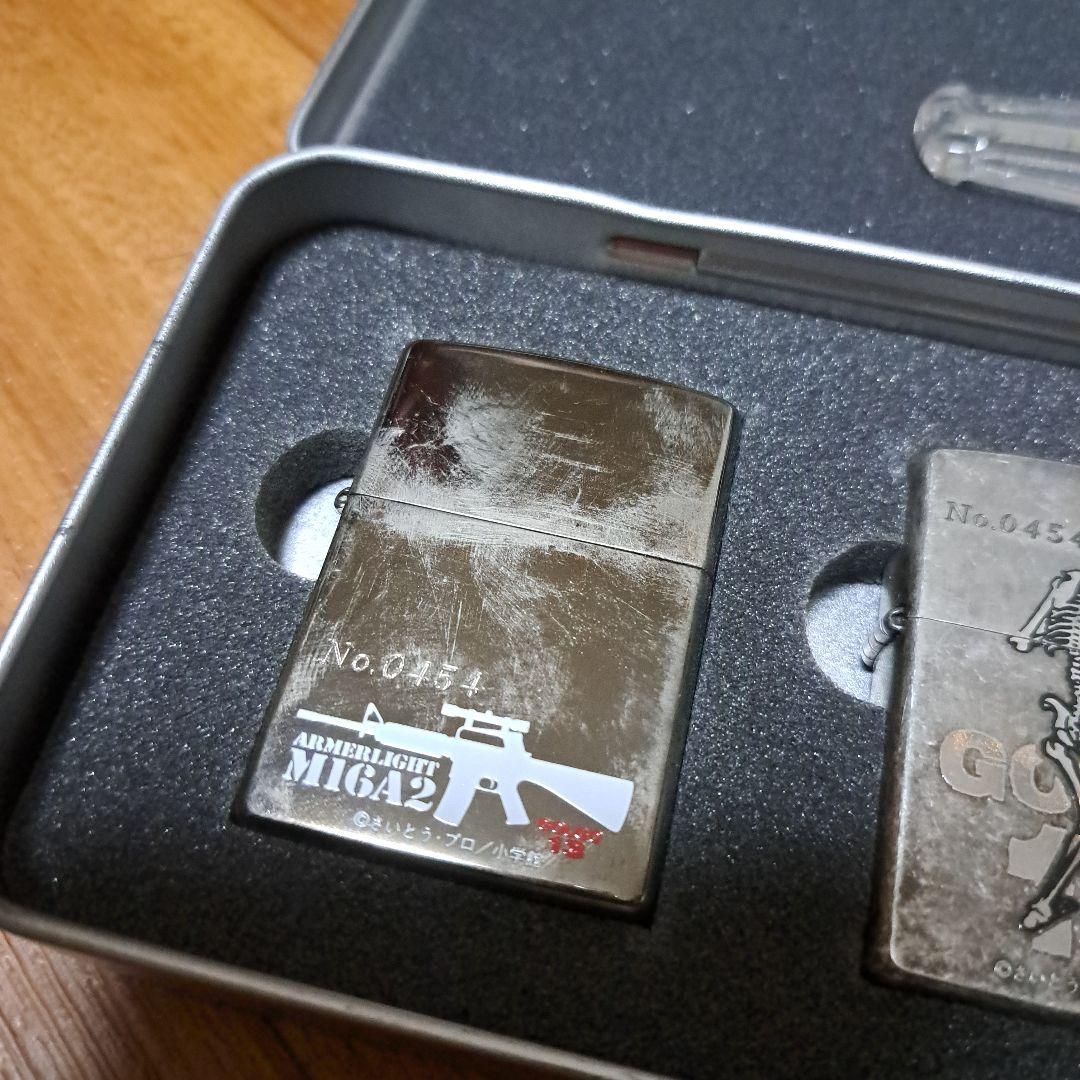 ゴルゴ13 ジッポ Zippo 未使用 オイルライター ケース付