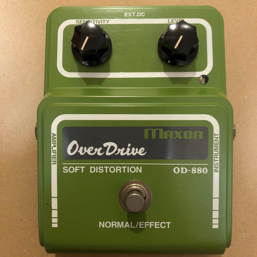 ギター Maxon OD-880 OverDrive SOFT DISTORTION