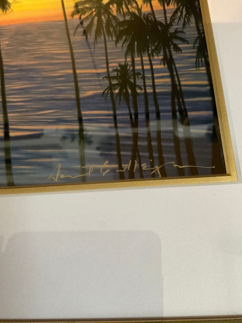 絵画デイビッド・ガエーゴスヒロベイガーデンシルクスクリーン海