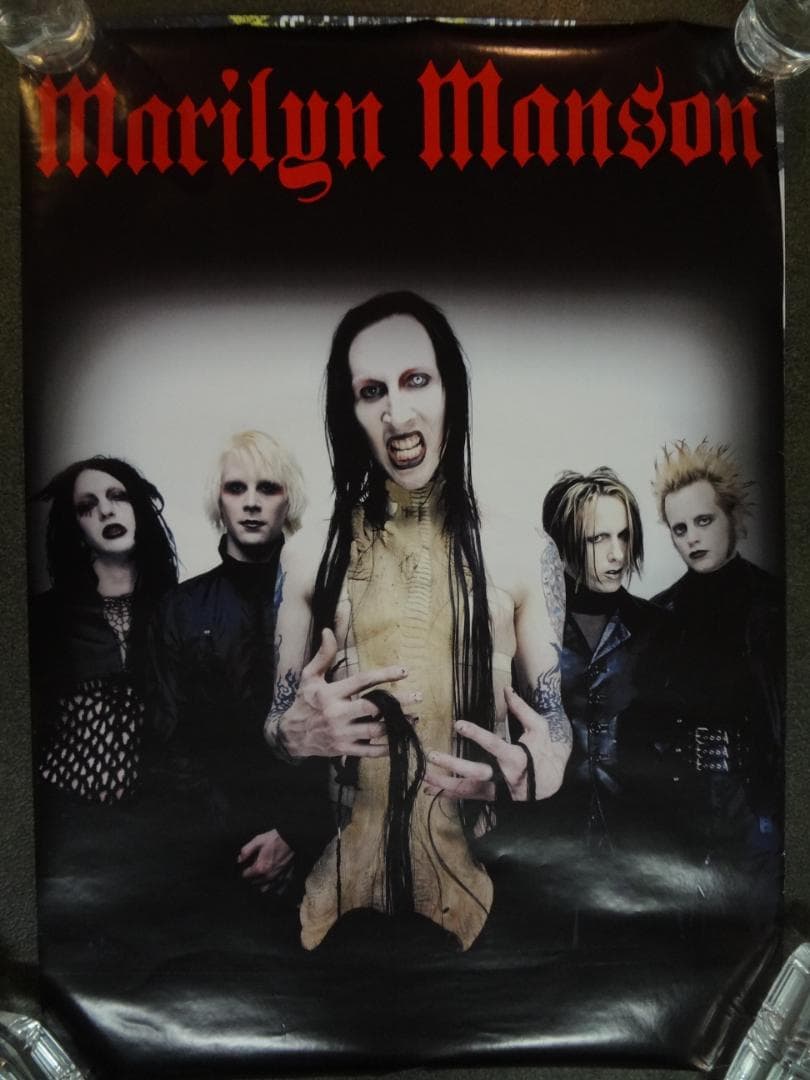 MARILYN MANSON -マリリン・マンソン 非売品ポスター - メルカリ