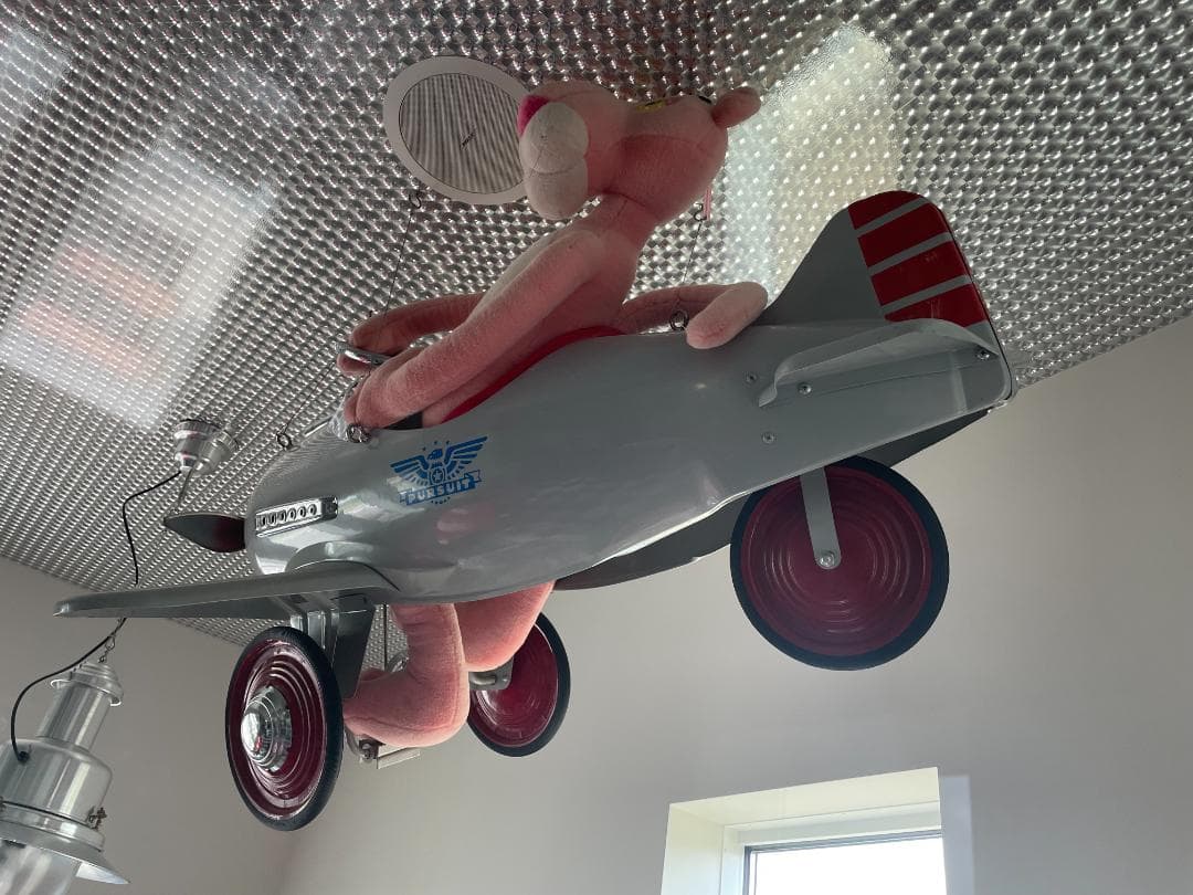 ☆送料込！ ペダルカー USA戦闘機 アンティーク風 希少品 ビンテージ