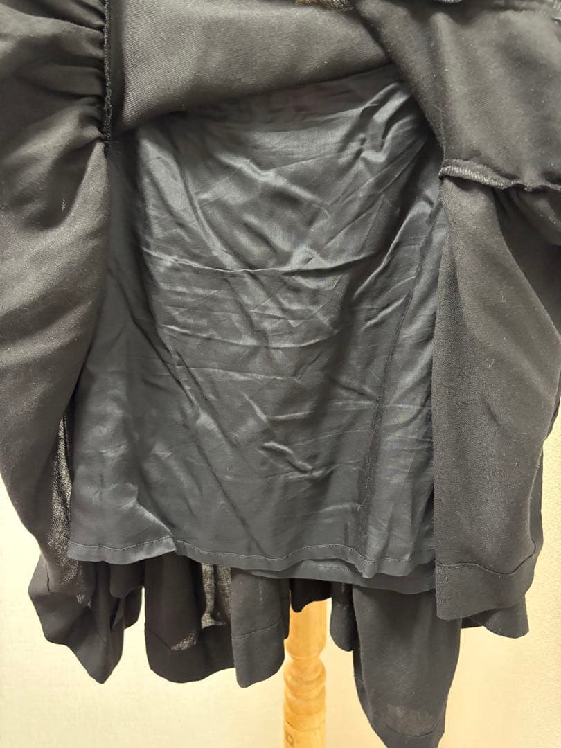 Vivienne Westwood 黒 アシンメトリーフレアスカート 変形