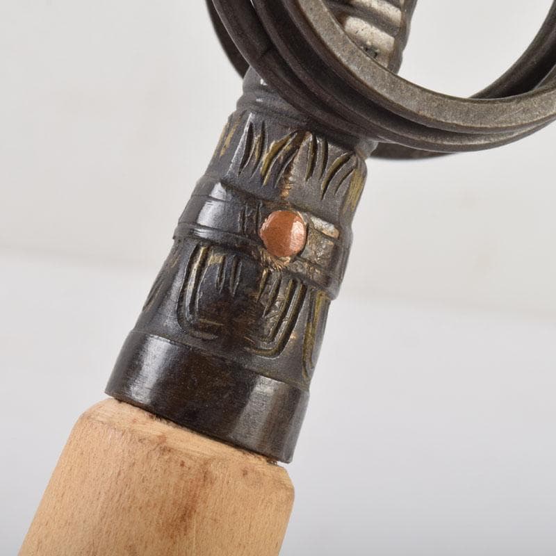 仏教美術　銅製　仏具　遊環　錫杖　箱付　C　8715