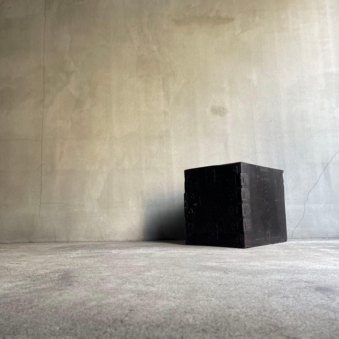 骨董 時代箪笥 船箪笥 銭箱 帳場箪笥 欅製 江戸期 古家具 古道具