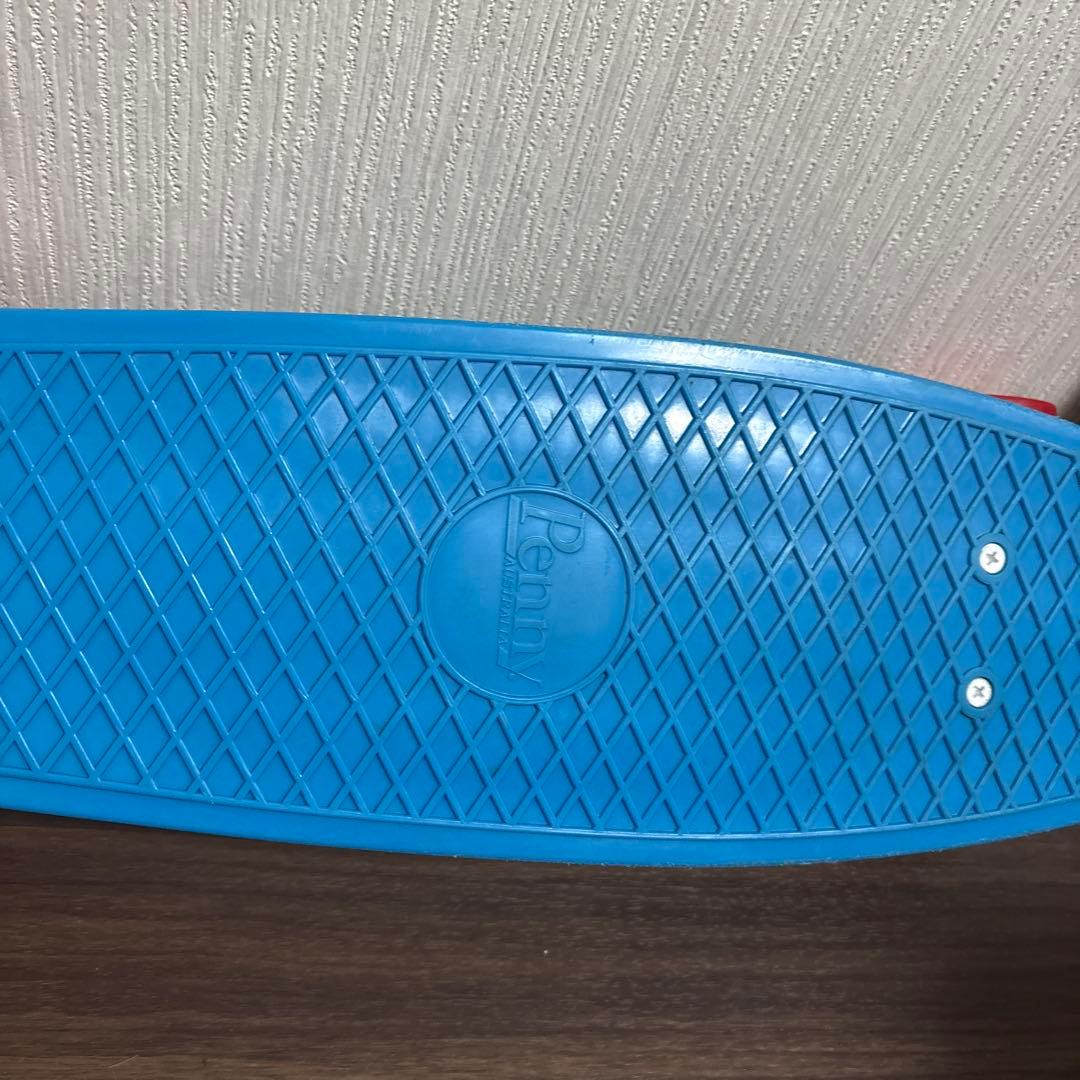 美品 Penny ペニー スケートボード 青 赤 トリコロール ミニクルーザー