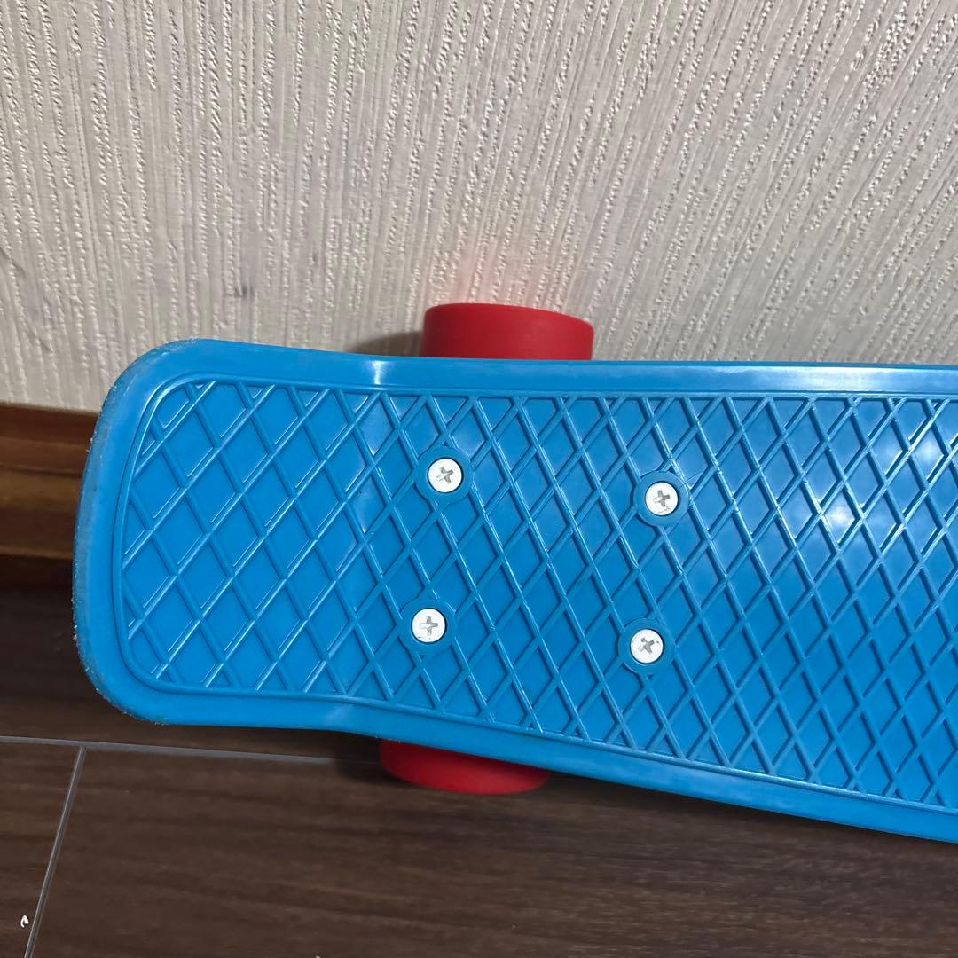 美品 Penny ペニー スケートボード 青 赤 トリコロール ミニクルーザー