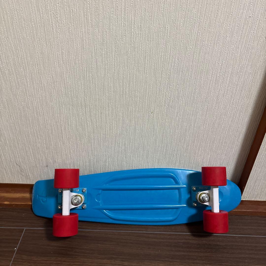 美品 Penny ペニー スケートボード 青 赤 トリコロール ミニクルーザー