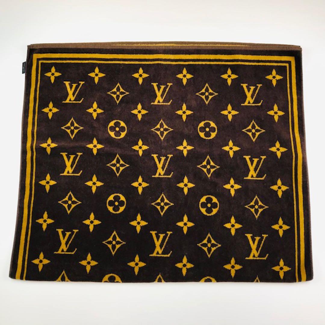 美品☆ルイヴィトン・ドラ ドゥ バン モノグラム クラシック ビーチタオル