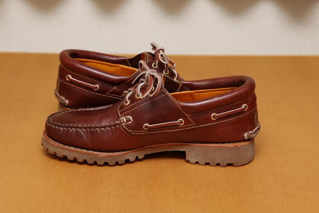 ティンバーランド　スリーアイ(3eye)　クラシックラグ　バーガンディ