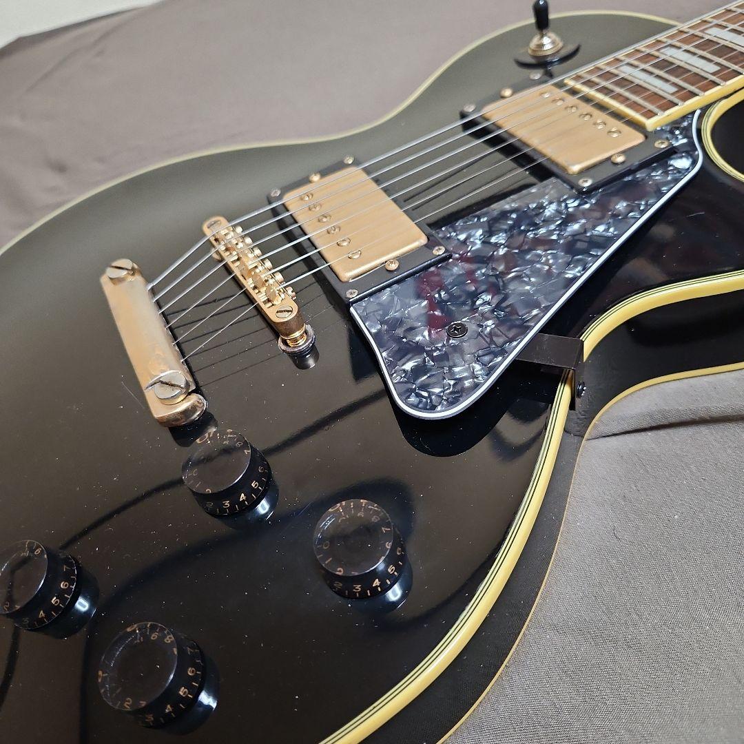 ギター epiphone by Gibson les paul custum ebony