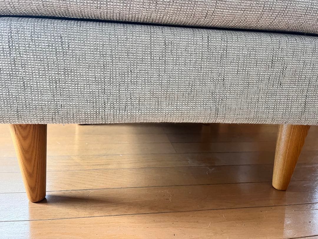 【美品】大塚家具　組み替え可能　カウチソファ　ＣＡＳ-Ｄ　ヘッドレスト付