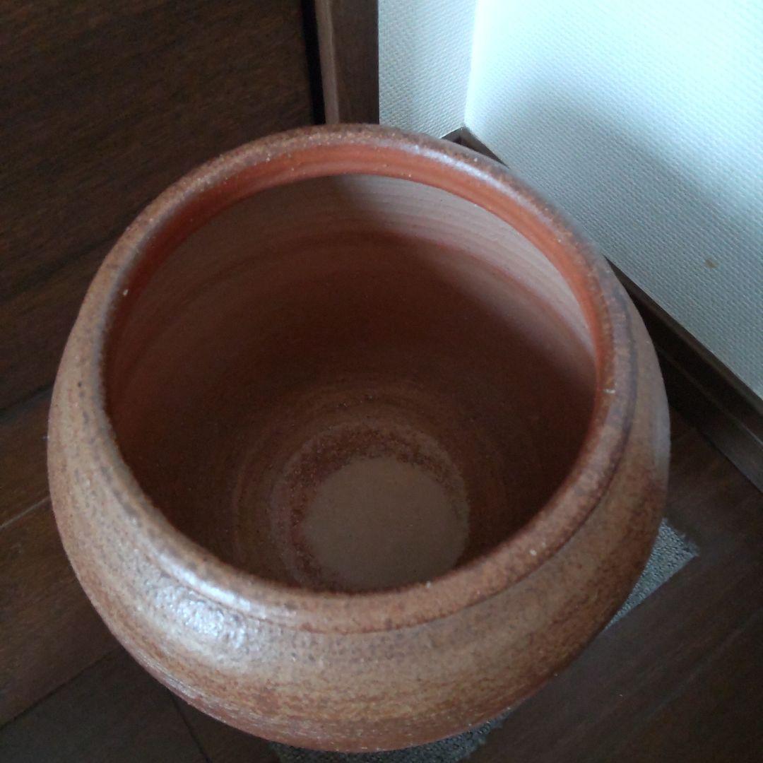 寒風 中壺 10 備前焼