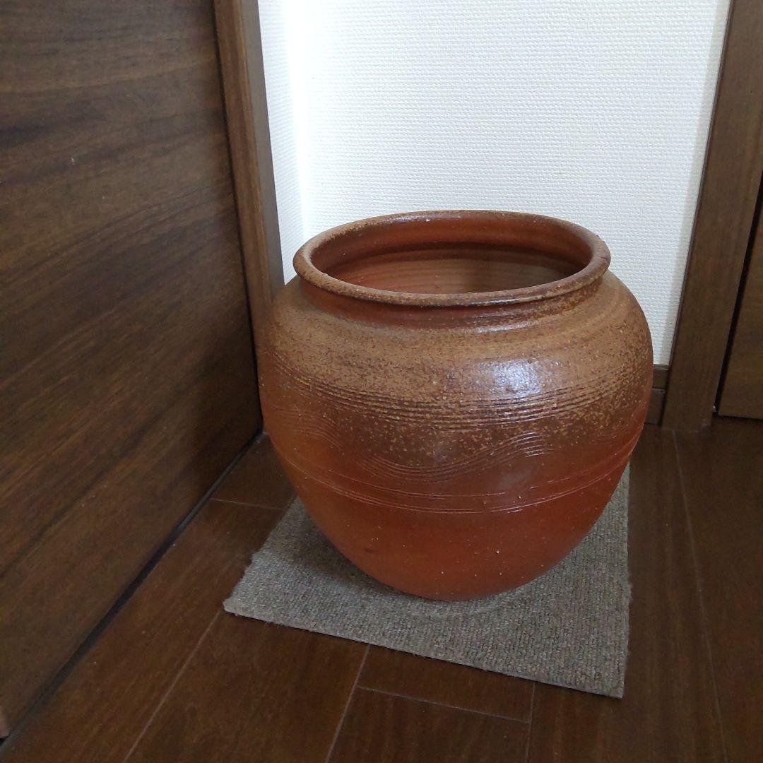 寒風 中壺 10 備前焼