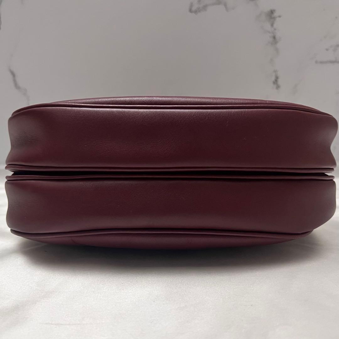 ◇美品◇カルティエ　マストライン　ショルダーバッグ　フラップ　ボルドー