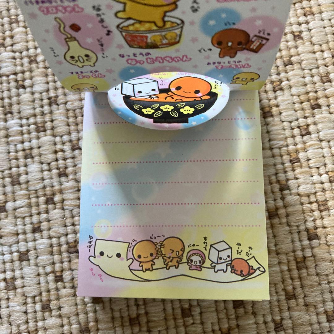 平成レトロ なっとうちゃん ミニメモ帳 - メルカリ