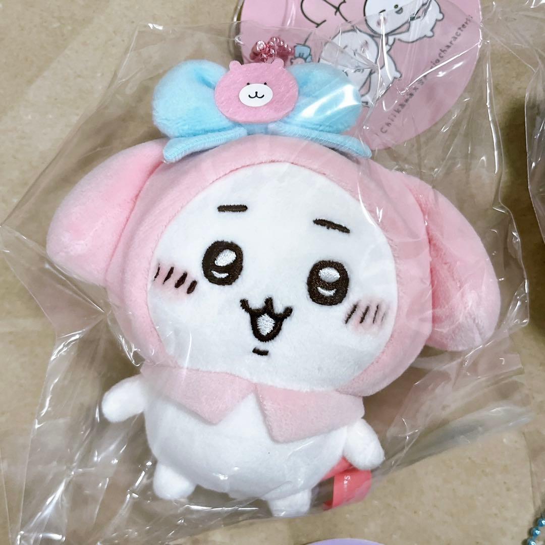 ちいかわ×サンリオキャラクターズ ぷちミニマスコットフードマスコット 7種セット