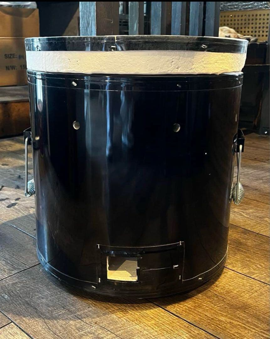 《火種コンロ》希少な珪藻土●再入荷●フタ付き新品未使用