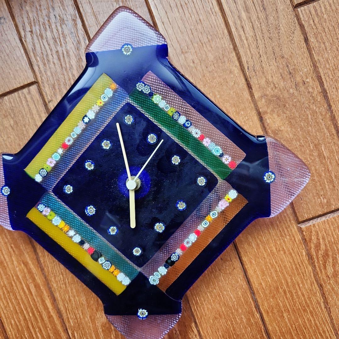 ベネチアングラス　掛け時計