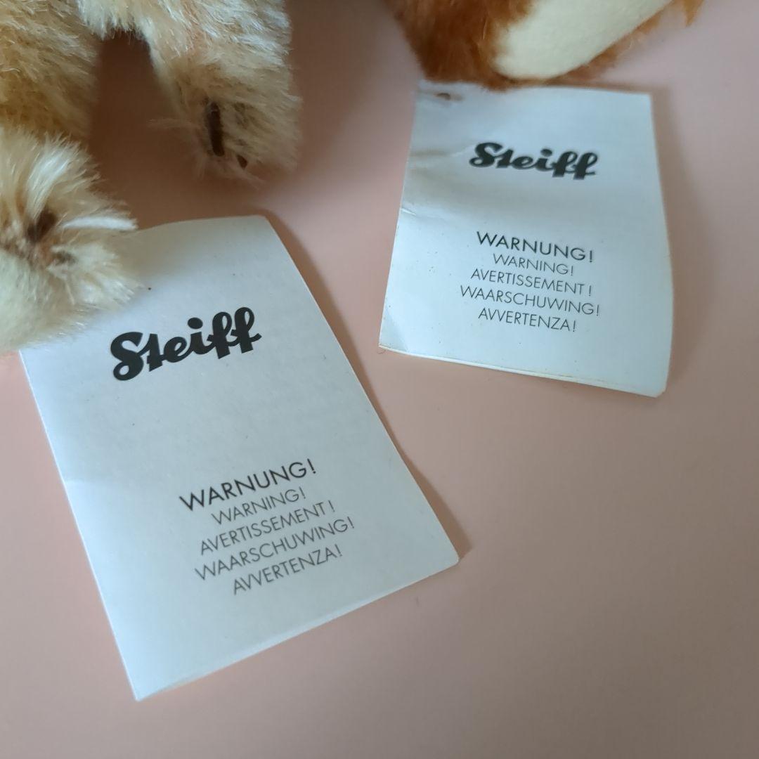 シュタイフ Steiff テディベア ウィリアム＆ヘンリー ブラザーズ　缶入り
