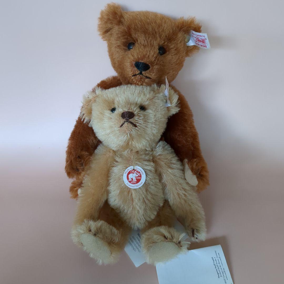 シュタイフ Steiff テディベア ウィリアム＆ヘンリー ブラザーズ　缶入り