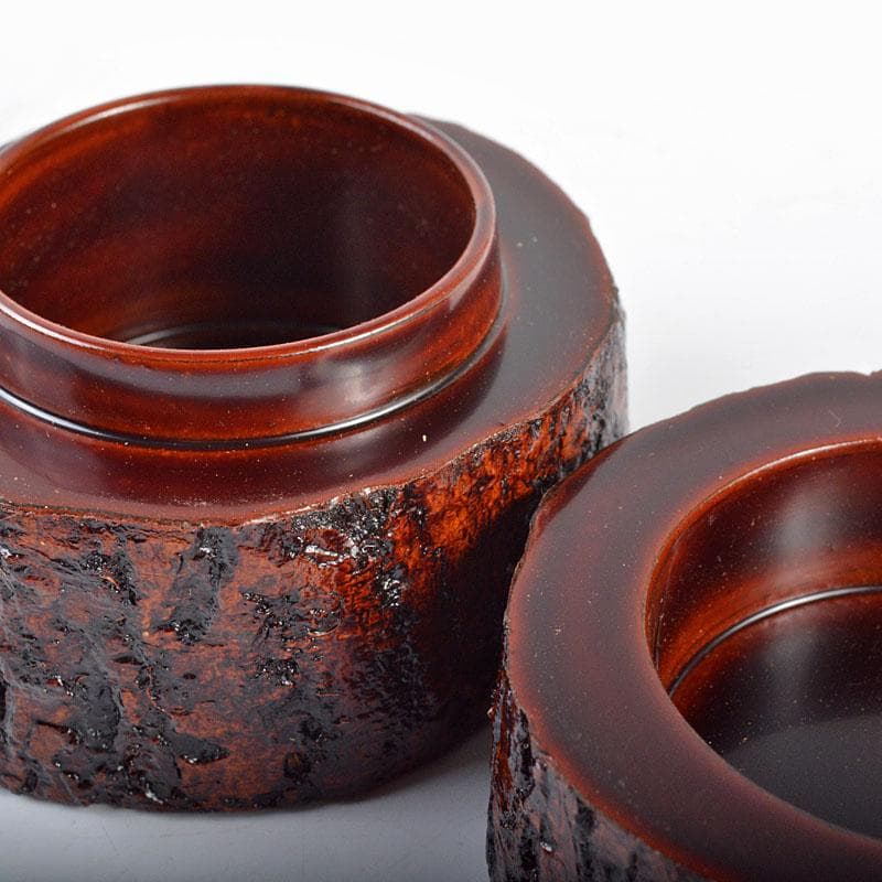 加賀蒔絵師川上峰春作螺鈿装飾鈴虫蒔絵六角香合共布共箱MR7352