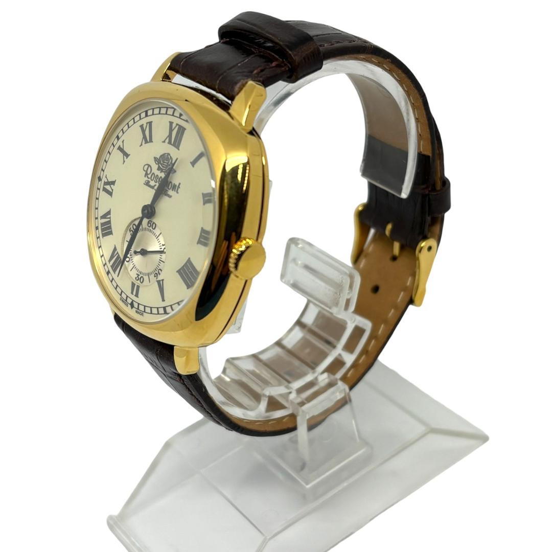 【極美品・電池交換済】ロゼモン ROSEMONT B-901　スイス製　腕時計