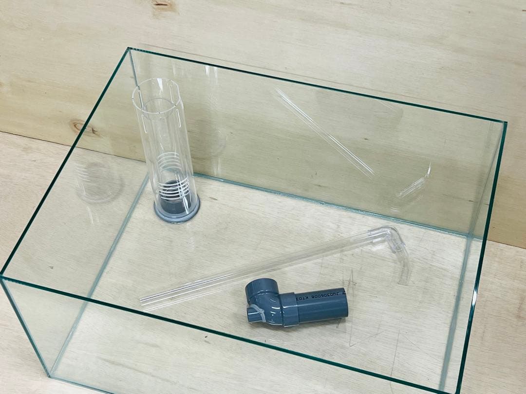 オーバーフロー水槽 600×450×300 オールガラス仕様