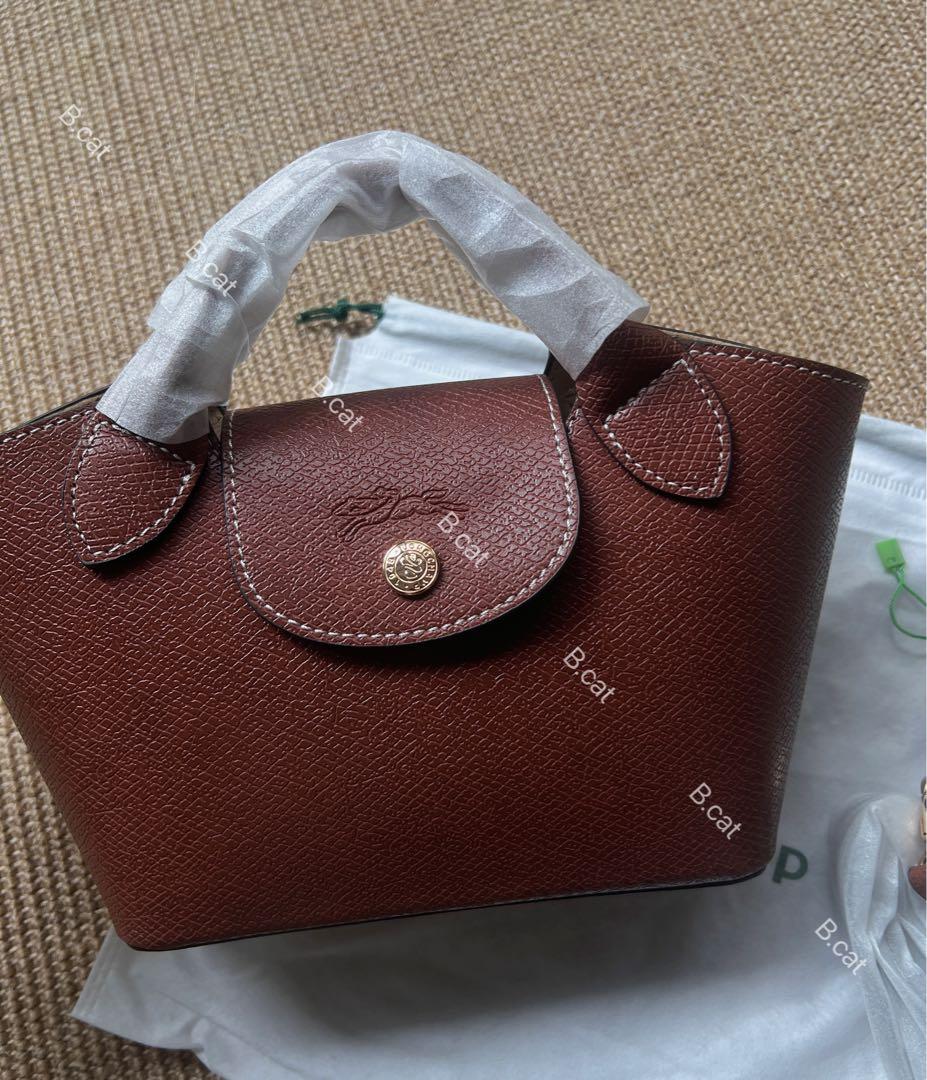 新シーズンLongchampエピュレ テクスチャードレザーミニバッhip